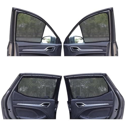 NEODRIFT 'NeoShade' Magnetic Car Sunshades for Hyundai Creta (2020-2026) (Set of 2 - Front Row Only)(UV Protection, Magnetic Grip, Privacy & Heat Control)|B0DWF1W9X3