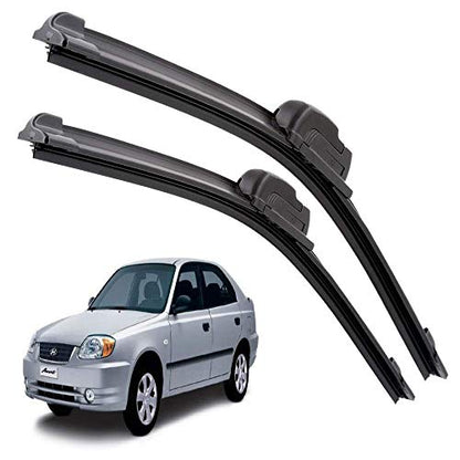 Euro Care Windshield Car Wiper Blades Compatibility with Tata Altroz - Set of 2Pc (D-24,P-16)|B0B7XRMBJ3