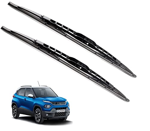 Euro Care Metal Type Wiper Blade Compatibility with Tata Altroz Windshield Car Wiper Blade Size D-24,P-16|B0B7XMDG6M