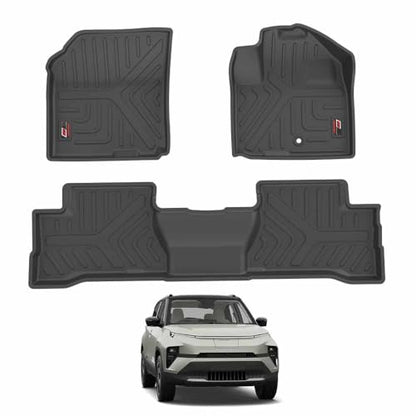 GFX TPV Car Floor Mats Premium Life Long Foot Mats | Compatible with Dzire (2012 to 2019) / Swift (2011 to 2017) Onwards | Waterproof, Anti-Slip, All-Weather, Durable & Easy to Clean Car Mats, Black|B0CZXGXX6N
