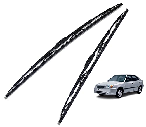 Euro Care Metal Type Wiper Blade Compatibility with Tata Altroz Windshield Car Wiper Blade Size D-24,P-16|B0B7XMDG6M