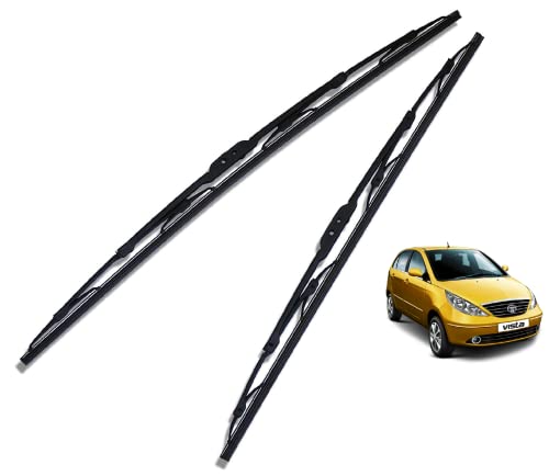 Euro Care Metal Type Wiper Blade Compatibility with Tata Altroz Windshield Car Wiper Blade Size D-24,P-16|B0B7XMDG6M