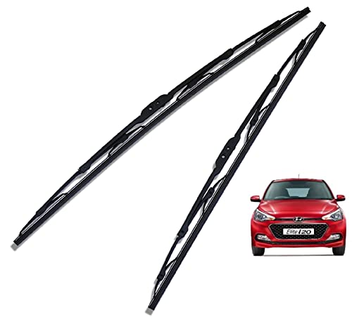 Euro Care Metal Type Wiper Blade Compatibility with Tata Altroz Windshield Car Wiper Blade Size D-24,P-16|B0B7XMDG6M