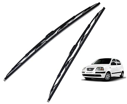 Euro Care Metal Type Wiper Blade Compatibility with Tata Altroz Windshield Car Wiper Blade Size D-24,P-16|B0B7XMDG6M