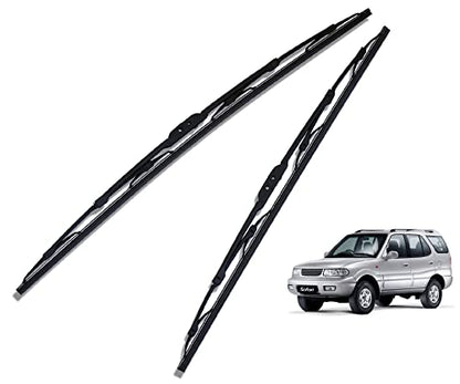 Euro Care Metal Type Wiper Blade Compatibility with Tata Altroz Windshield Car Wiper Blade Size D-24,P-16|B0B7XMDG6M