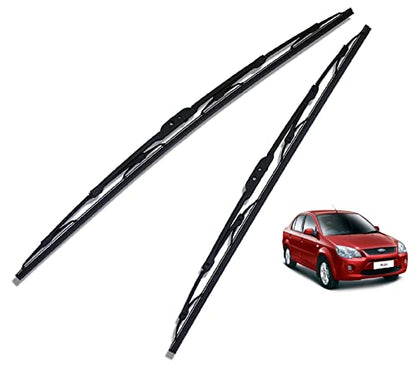 Euro Care Metal Type Wiper Blade Compatibility with Tata Altroz Windshield Car Wiper Blade Size D-24,P-16|B0B7XMDG6M