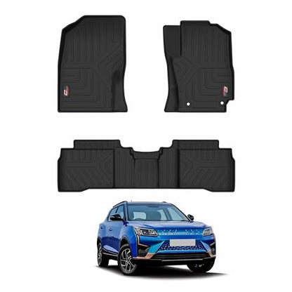 GFX TPV Car Floor Mats Premium Life Long Foot Mats | Compatible with Dzire (2012 to 2019) / Swift (2011 to 2017) Onwards | Waterproof, Anti-Slip, All-Weather, Durable & Easy to Clean Car Mats, Black|B0CZXGXX6N