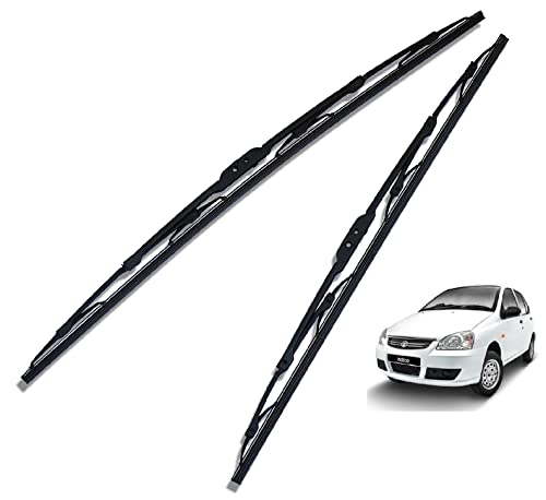 Euro Care Metal Type Wiper Blade Compatibility with Tata Altroz Windshield Car Wiper Blade Size D-24,P-16|B0B7XMDG6M