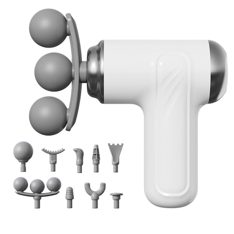 Dealsure Massage Gun | Massage Gun for Pain Relief | 9 Adjustable Heads for Deep Tissue, Muscle Relief for Back, Shoulder & Foot|B0FSLD9JVD