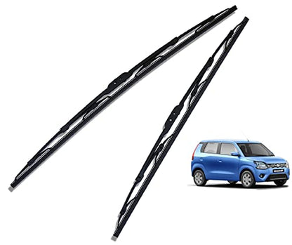 Euro Care Metal Type Wiper Blade Compatibility with Tata Altroz Windshield Car Wiper Blade Size D-24,P-16|B0B7XMDG6M