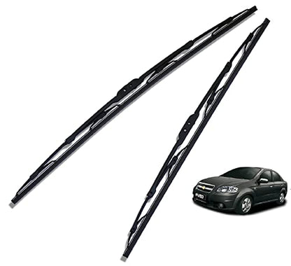Euro Care Metal Type Wiper Blade Compatibility with Tata Altroz Windshield Car Wiper Blade Size D-24,P-16|B0B7XMDG6M
