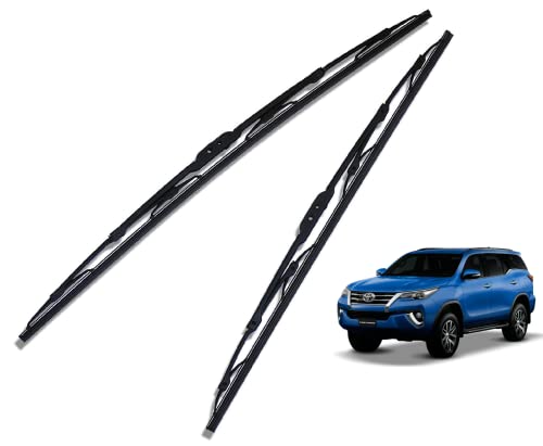 Euro Care Metal Type Wiper Blade Compatibility with Tata Altroz Windshield Car Wiper Blade Size D-24,P-16|B0B7XMDG6M