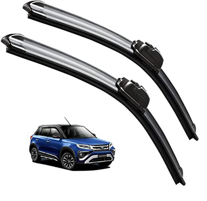 Euro Care Windshield Car Wiper Blades Compatibility with Tata Altroz - Set of 2Pc (D-24,P-16)|B0B7XRMBJ3