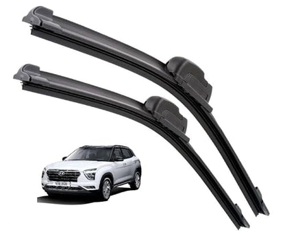 Euro Care Windshield Car Wiper Blades Compatibility with Tata Altroz - Set of 2Pc (D-24,P-16)|B0B7XRMBJ3