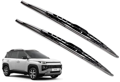 Euro Care Metal Type Wiper Blade Compatibility with Tata Altroz Windshield Car Wiper Blade Size D-24,P-16|B0B7XMDG6M