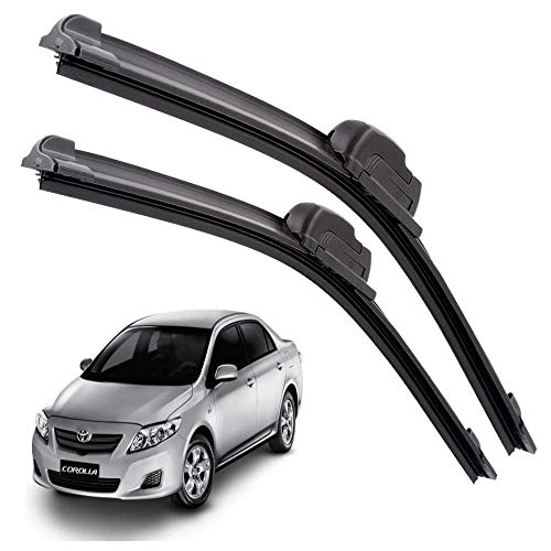 Euro Care Windshield Car Wiper Blades Compatibility with Tata Altroz - Set of 2Pc (D-24,P-16)|B0B7XRMBJ3