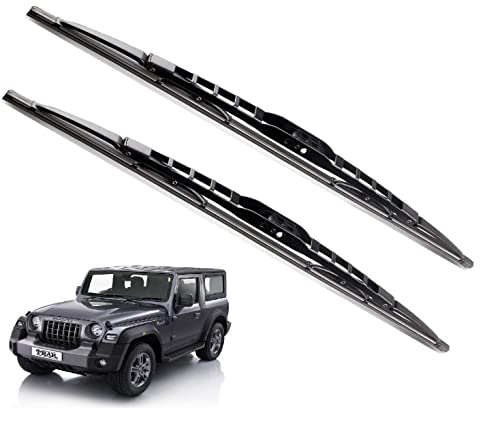 Euro Care Metal Type Wiper Blade Compatibility with Tata Altroz Windshield Car Wiper Blade Size D-24,P-16|B0B7XMDG6M