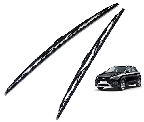 Euro Care Metal Type Wiper Blade Compatibility with Tata Altroz Windshield Car Wiper Blade Size D-24,P-16|B0B7XMDG6M