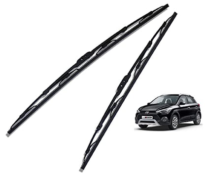 Euro Care Metal Type Wiper Blade Compatibility with Tata Altroz Windshield Car Wiper Blade Size D-24,P-16|B0B7XMDG6M