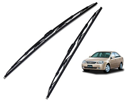 Euro Care Metal Type Wiper Blade Compatibility with Tata Altroz Windshield Car Wiper Blade Size D-24,P-16|B0B7XMDG6M