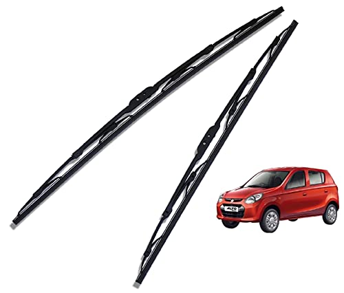 Euro Care Metal Type Wiper Blade Compatibility with Tata Altroz Windshield Car Wiper Blade Size D-24,P-16|B0B7XMDG6M