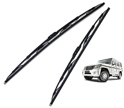Euro Care Metal Type Wiper Blade Compatibility with Tata Altroz Windshield Car Wiper Blade Size D-24,P-16|B0B7XMDG6M
