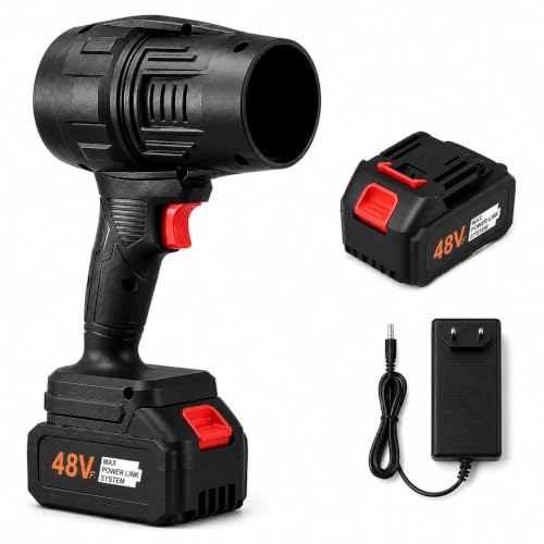 Handheld Electric Air Blower,Turbo Jet Blower Cordless,Handheld High Powerful Blow Brushless for Extra runtime,Multipurpose Car,Home Corner, Road Cleaning Easy use Home|B0H9RJ9BCK