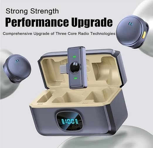 Tp MaX DuAl WiReLeSs LaVaLiEr MiCrOpHoNe FoR aNdRoId & iPhOnE | NoIsE cAnCeLlAtIoN | PlUg & PlAy | MiNi ClIp MiC fOr ViDeO rEcOrDiNg | VlOgGiNg & LiVe StReAmInG wItH cHaRgInG cAsE (Q8)|B0H8CQQXRY