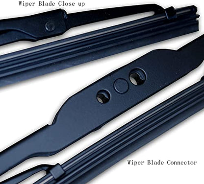 Euro Care Metal Type Wiper Blade Compatibility with Tata Altroz Windshield Car Wiper Blade Size D-24,P-16|B0B7XMDG6M