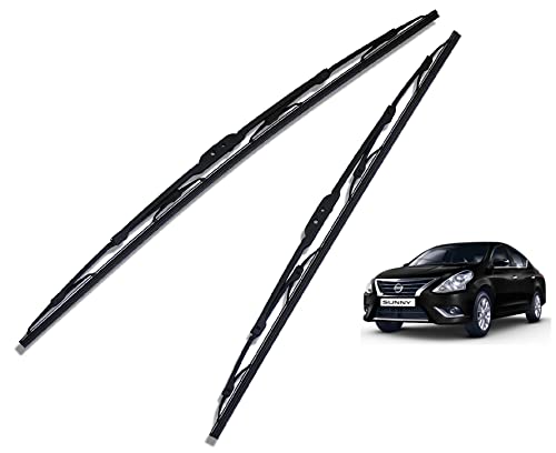Euro Care Metal Type Wiper Blade Compatibility with Tata Altroz Windshield Car Wiper Blade Size D-24,P-16|B0B7XMDG6M