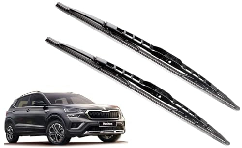 Euro Care Metal Type Wiper Blade Compatibility with Tata Altroz Windshield Car Wiper Blade Size D-24,P-16|B0B7XMDG6M