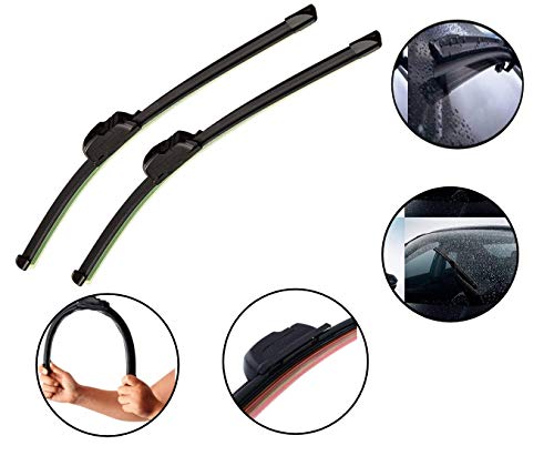 Euro Care Windshield Car Wiper Blades Compatibility with Tata Altroz - Set of 2Pc (D-24,P-16)|B0B7XRMBJ3