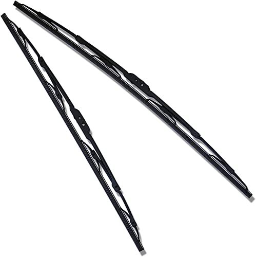 Euro Care Metal Type Wiper Blade Compatibility with Tata Altroz Windshield Car Wiper Blade Size D-24,P-16|B0B7XMDG6M