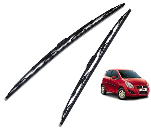 Euro Care Metal Type Wiper Blade Compatibility with Tata Altroz Windshield Car Wiper Blade Size D-24,P-16|B0B7XMDG6M