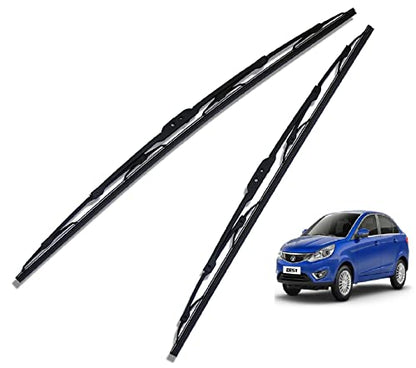 Euro Care Metal Type Wiper Blade Compatibility with Tata Altroz Windshield Car Wiper Blade Size D-24,P-16|B0B7XMDG6M
