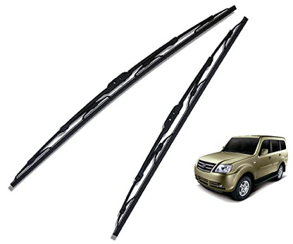 Euro Care Metal Type Wiper Blade Compatibility with Tata Altroz Windshield Car Wiper Blade Size D-24,P-16|B0B7XMDG6M