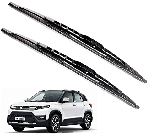 Euro Care Metal Type Wiper Blade Compatibility with Tata Altroz Windshield Car Wiper Blade Size D-24,P-16|B0B7XMDG6M