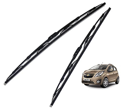 Euro Care Metal Type Wiper Blade Compatibility with Tata Altroz Windshield Car Wiper Blade Size D-24,P-16|B0B7XMDG6M