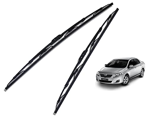 Euro Care Metal Type Wiper Blade Compatibility with Tata Altroz Windshield Car Wiper Blade Size D-24,P-16|B0B7XMDG6M