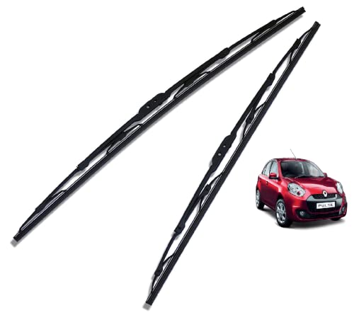 Euro Care Metal Type Wiper Blade Compatibility with Tata Altroz Windshield Car Wiper Blade Size D-24,P-16|B0B7XMDG6M
