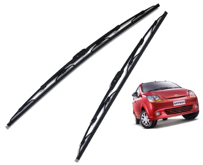 Euro Care Metal Type Wiper Blade Compatibility with Tata Altroz Windshield Car Wiper Blade Size D-24,P-16|B0B7XMDG6M