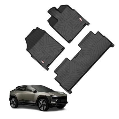 GFX TPV Car Floor Mats Premium Life Long Foot Mats | Compatible with Dzire (2012 to 2019) / Swift (2011 to 2017) Onwards | Waterproof, Anti-Slip, All-Weather, Durable & Easy to Clean Car Mats, Black|B0CZXGXX6N