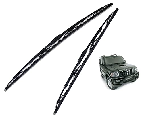 Euro Care Metal Type Wiper Blade Compatibility with Tata Altroz Windshield Car Wiper Blade Size D-24,P-16|B0B7XMDG6M