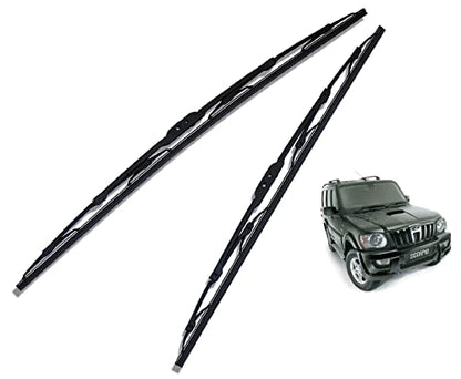 Euro Care Metal Type Wiper Blade Compatibility with Tata Altroz Windshield Car Wiper Blade Size D-24,P-16|B0B7XMDG6M