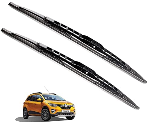 Euro Care Metal Type Wiper Blade Compatibility with Tata Altroz Windshield Car Wiper Blade Size D-24,P-16|B0B7XMDG6M