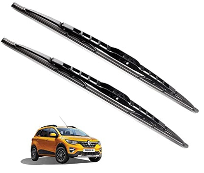 Euro Care Metal Type Wiper Blade Compatibility with Tata Altroz Windshield Car Wiper Blade Size D-24,P-16|B0B7XMDG6M