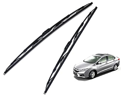 Euro Care Metal Type Wiper Blade Compatibility with Tata Altroz Windshield Car Wiper Blade Size D-24,P-16|B0B7XMDG6M