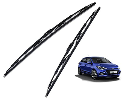 Euro Care Metal Type Wiper Blade Compatibility with Tata Altroz Windshield Car Wiper Blade Size D-24,P-16|B0B7XMDG6M