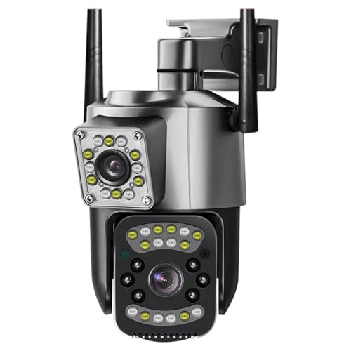 Maizic Smarthome 4G SIM Outdoor CCTV Camera, Dual Lens 10MP (5MP+5MP) Wireless Security Camera, 360° PTZ, No WiFi Camera with SIM, Motion Alert, 2-Way Audio, Night Vision, IP66 Waterproof|B0GYZB693J