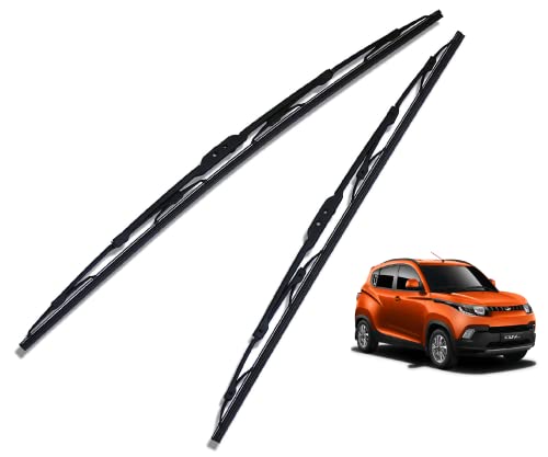 Euro Care Metal Type Wiper Blade Compatibility with Tata Altroz Windshield Car Wiper Blade Size D-24,P-16|B0B7XMDG6M